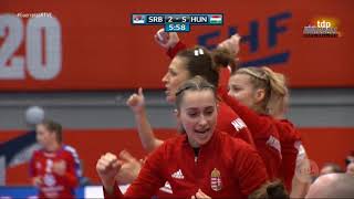 Europeo Femenino Noruega-Dinamarca 2020. 1º Fase 2º Partido Grupo C. Serbia vs. Hungría